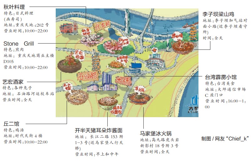 重庆美食地图