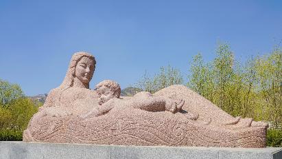 景点：黄河母亲雕像