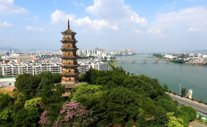 【河源赣州3天】<赏全南醉美桃江璀璨夜景、走进武侠世界天龙山/打卡3D玻璃桥>