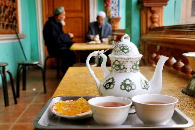 景点：喀什老茶馆