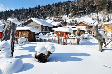 景点：雪乡风景