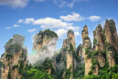 景点：张家界风景地貌