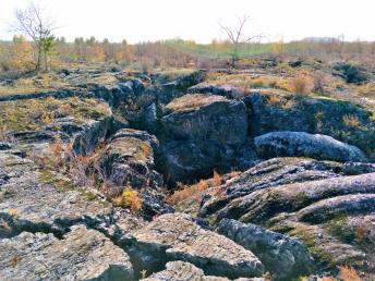 景点：五大连池火山石
