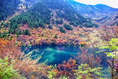 景点：九寨沟风景