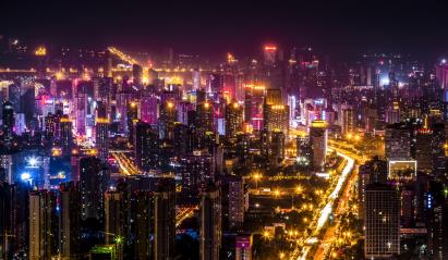 景点：太原城市夜景