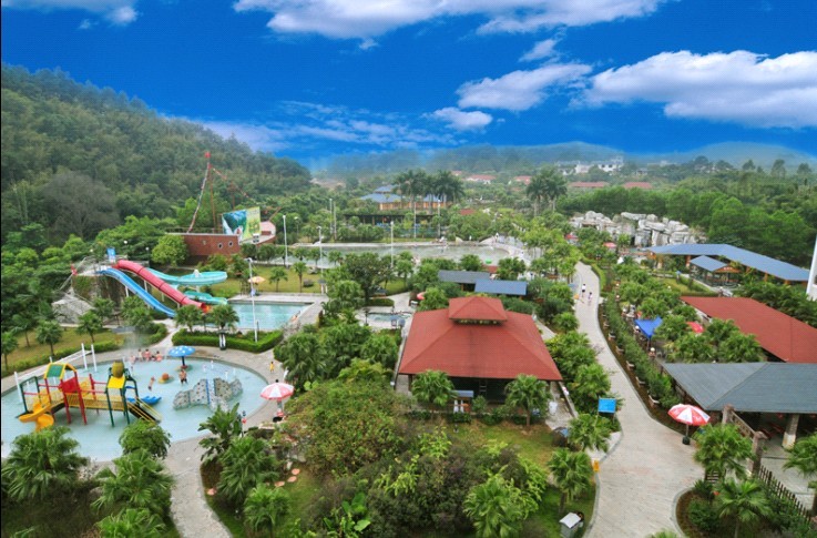 【经典】新兴金水台温泉,鹤山大雁山,国恩寺,南国影视城两天游